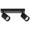Lampa sufitowa Spot LARA czarna 2xGU10