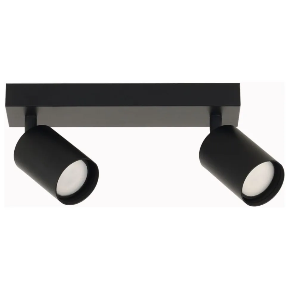 Lampa sufitowa Spot LARA czarna 2xGU10