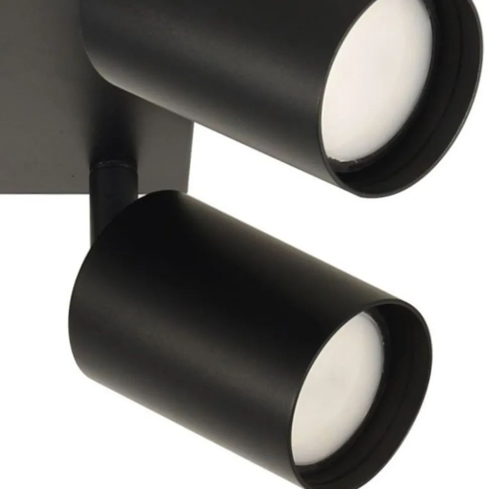 Lampa sufitowa Spot LARA czarna 4xGU10