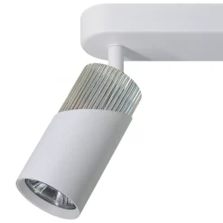 Lampa Sufitowa Spot NEO Biały Srebrny 2xGU10