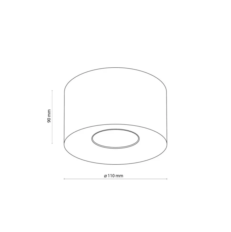 Lampa sufitowa Spot ORION S złota 1xGU10