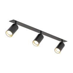 Lampa sufitowa Spot podtynkowa AMIS czarna 3xGU10