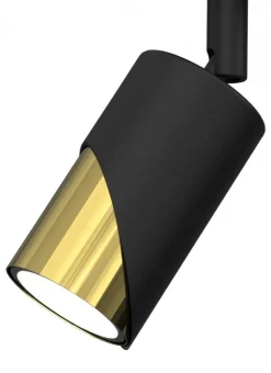 Lampa Sufitowa Spot SHIFT Czarny Złoty 6xGU10