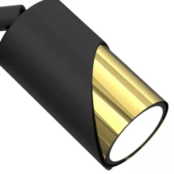 Lampa Sufitowa Spot SHIFT Czarny Złoty 1xGU10