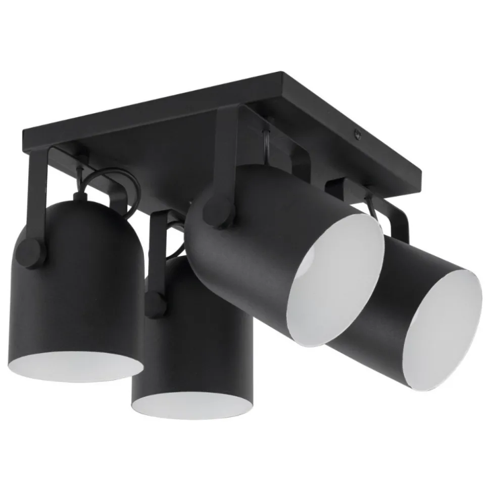 Lampa sufitowa Spot SPECTRA czarna 4xE27