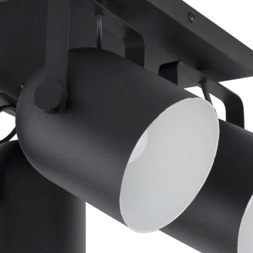 Lampa sufitowa Spot SPECTRA czarna 4xE27
