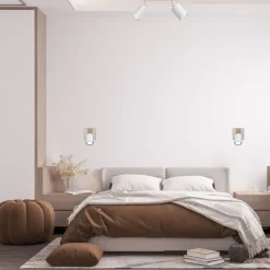 Lampa Sufitowa Spot TERRA Biały Brązowy 2xGU10