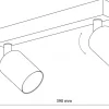 Lampa Sufitowa SPOT TOP Brązowy 2xGU10