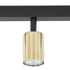 Lampa Sufitowa SPOT TOP Czarny Złoty 3xGU10