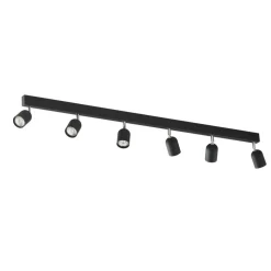Lampa sufitowa Spot TOP czarna 6xGU10