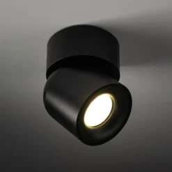 Lampa sufitowa Spot TWIST czarna 1xGU10