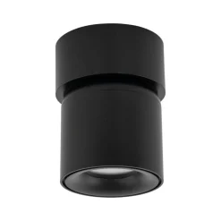 Lampa sufitowa Spot TWIST czarna 1xGU10