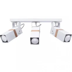 Lampa sufitowa Spot VIDAR Biały Brązowy 3xGU10