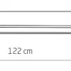 Lampa Sufitowa STRAIGHT Biały 1xT8 22W LED 3000K 123,5cm