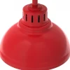 Lampa Sufitowa SVEN Czerwony Biały Metalowy Klosz 1xE27