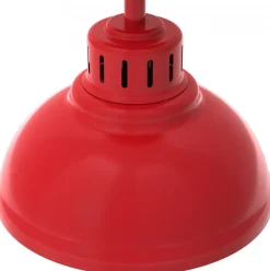 Lampa Sufitowa SVEN Czerwony Biały Metalowy Klosz 1xE27