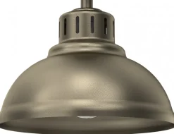Lampa Sufitowa SVEN Złoty Szary Metalowy Klosz 1xE27