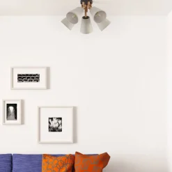 Lampa Sufitowa VAIO Brązowy Szary Abażury 5xE27