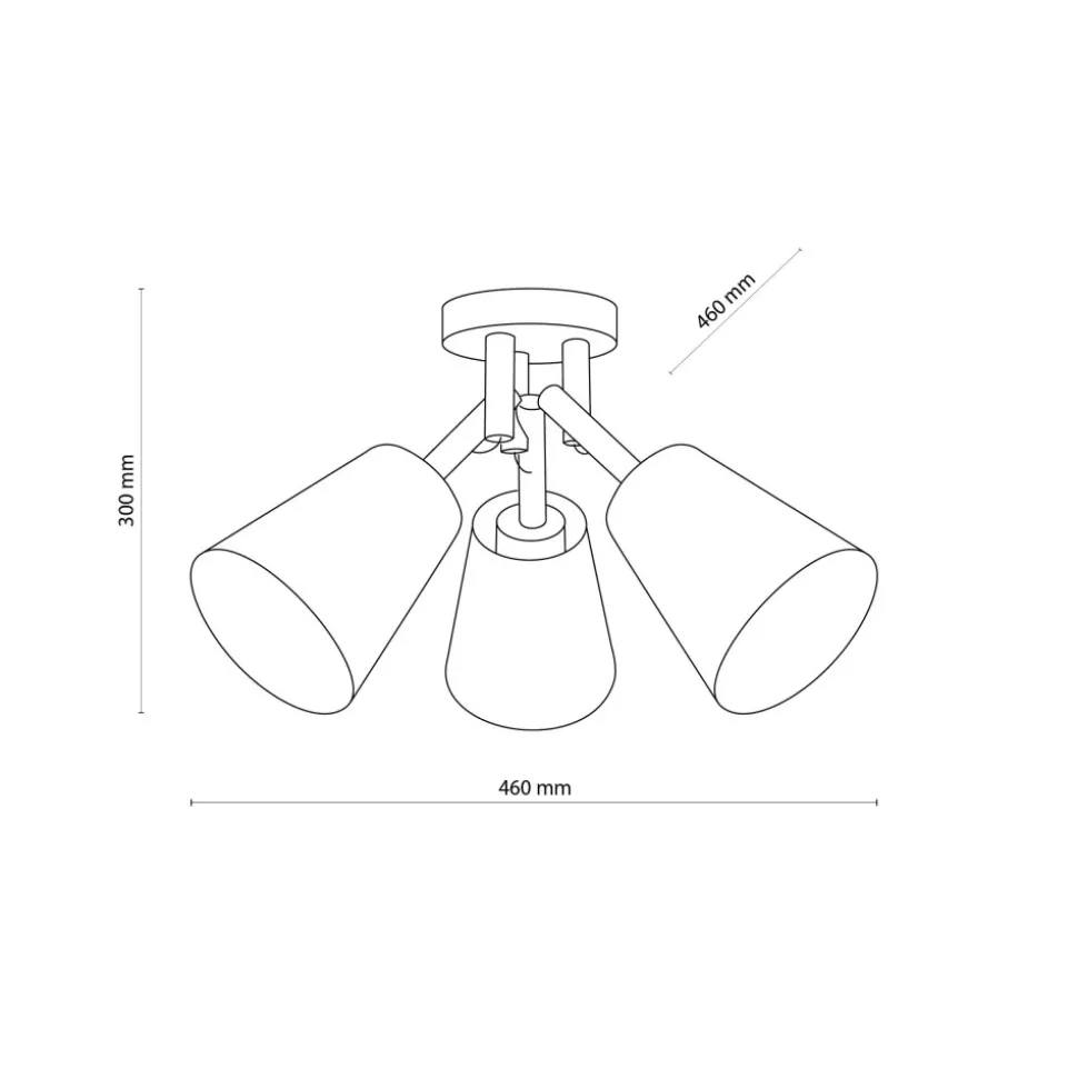Lampa Sufitowa VAIO Nature Abażury 3xE27