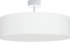 Lampa Sufitowa VIOLET Biały Abażur 3xE27 50cm