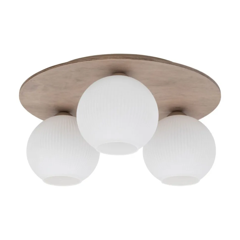Lampa sufitowa VIRLO biały klosz 3xE14