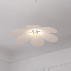 Lampa sufitowa wisząca beżowa Naya