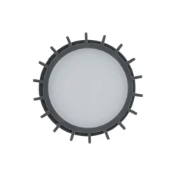 Lampa sufitowa zewnętrzna RIBO szara 1xE27 IP54