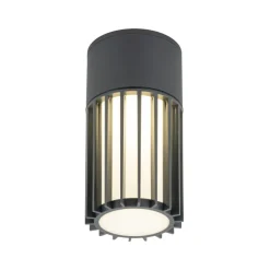 Lampa sufitowa zewnętrzna RIBO szara 1xE27 IP54