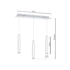 Lampa wisząca ALBA 3X5W LED