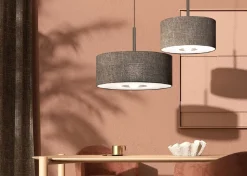 Lampa wisząca AMARELA M czarny melanż 1xE27