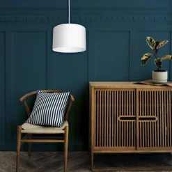 Lampa Wisząca ARDEN Biały Abażur 1xE27 25cm