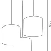 Lampa Wisząca ARDEN Zielony Złoty Abażur 3xE27 Plafon