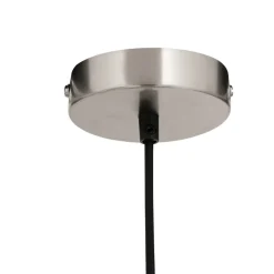 Lampa wisząca Arlo srebrna metalowa
