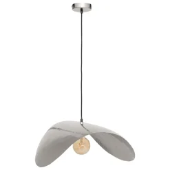 Lampa wisząca Arlo srebrna metalowa
