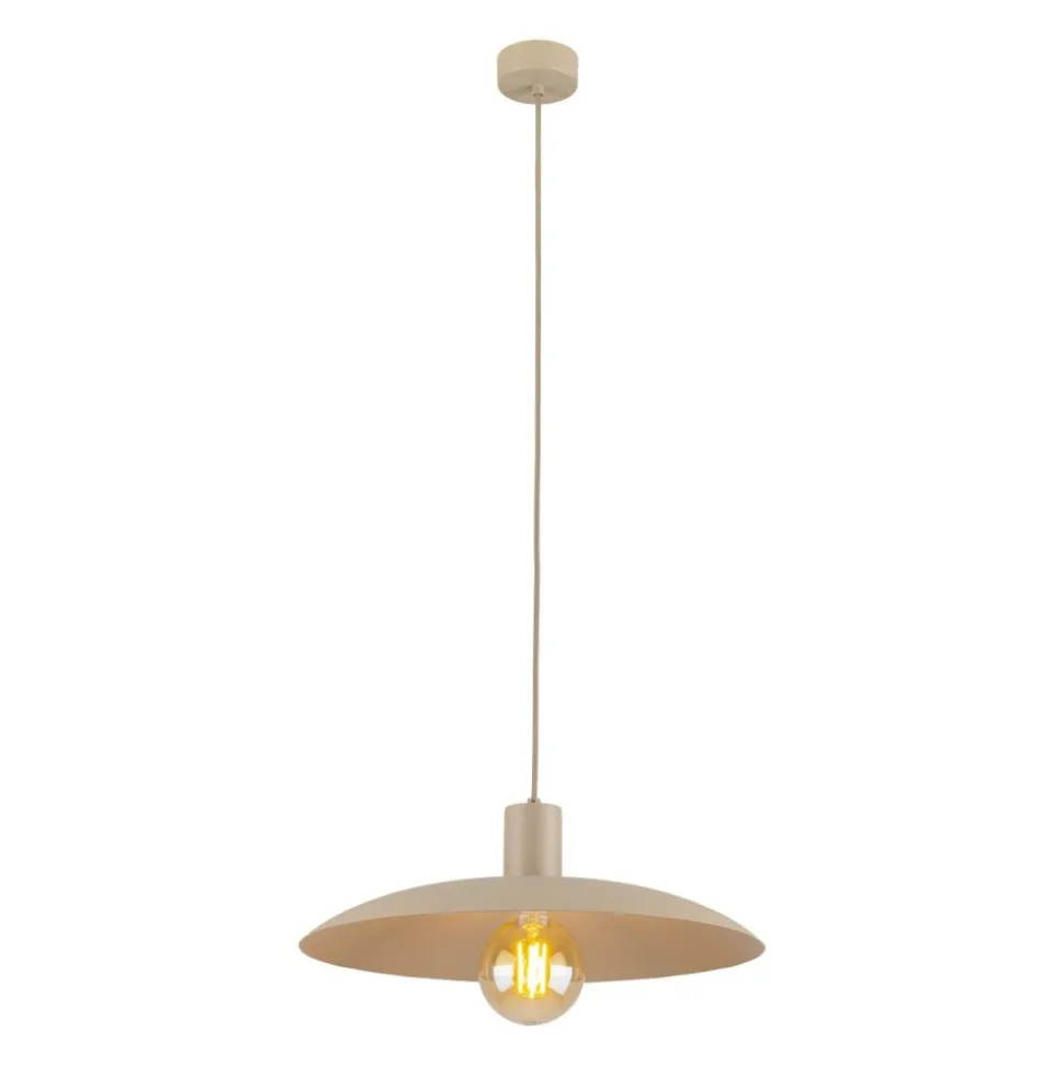 Lampa wisząca ASTRA sabia beżowa 1xE27