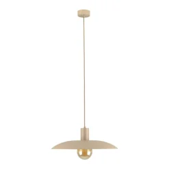 Lampa wisząca ASTRA sabia beżowa 1xE27