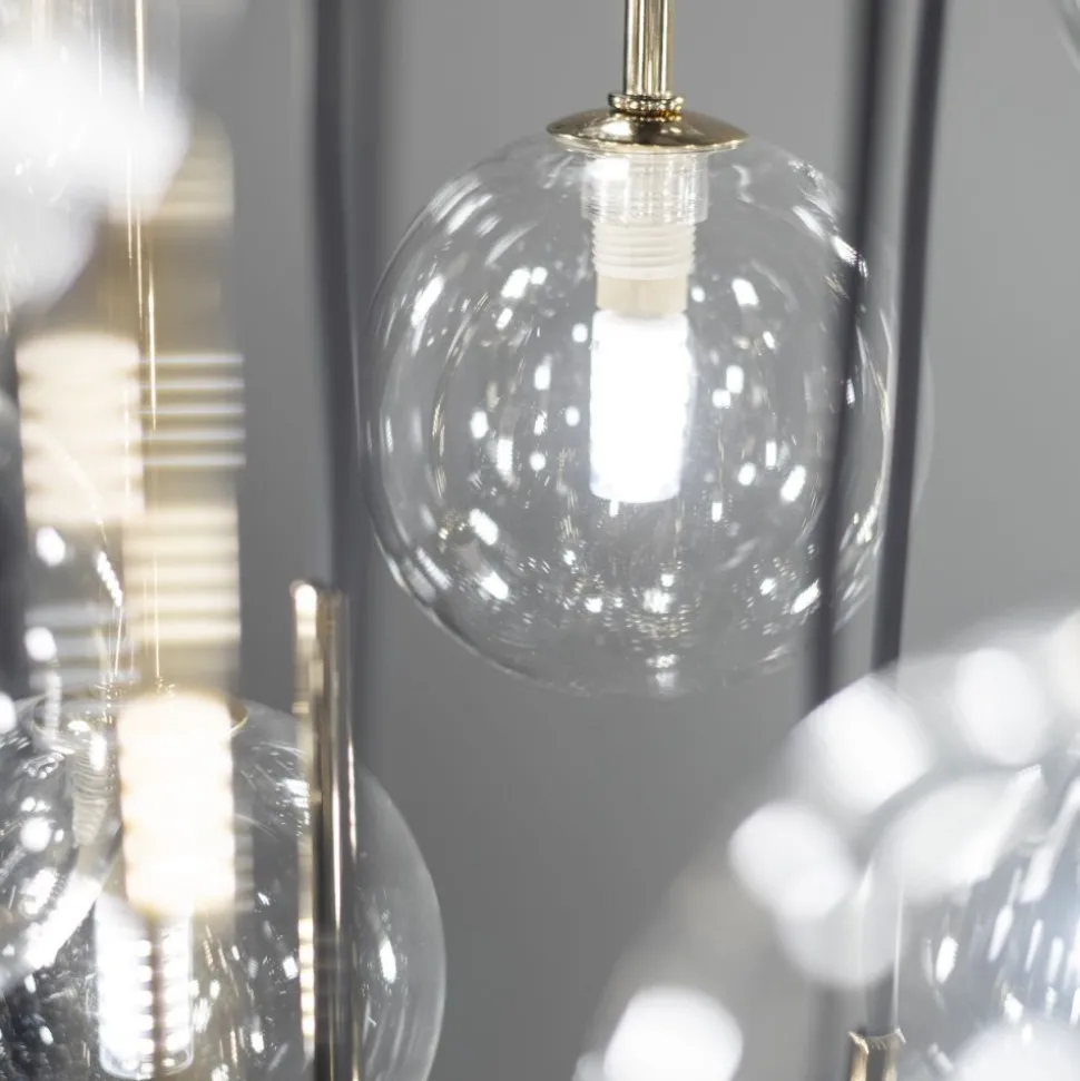 Lampa wisząca AURORA czarna 16xG9