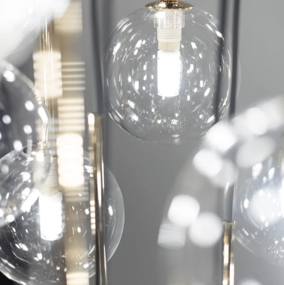 Lampa wisząca AURORA czarna 16xG9
