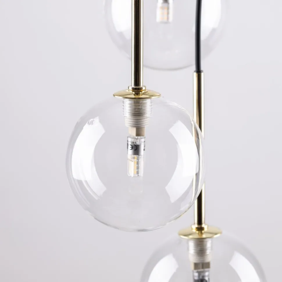 Lampa wisząca AURORA czarna 16xG9