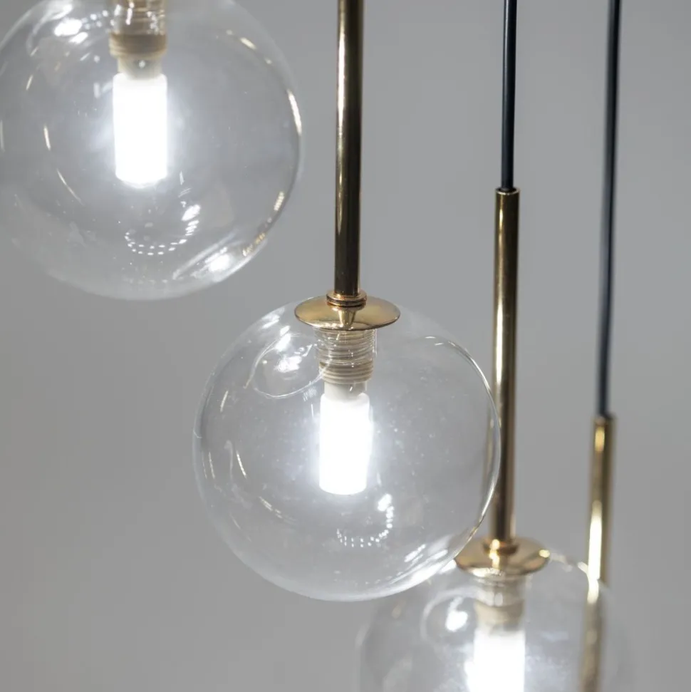 Lampa wisząca AURORA czarna 16xG9