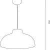 Lampa Wisząca BASCA Czarny Miedziany Metalowy Klosz 1xE27 40 cm