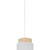 Lampa Wisząca BOHO NEW Biały Beżowy Abażur 1xE27 20cm