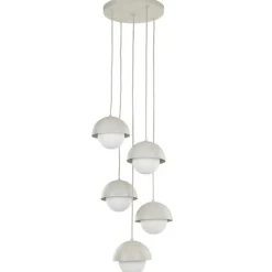 Lampa wisząca BONO beżowa 5xG9