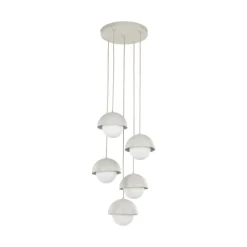 Lampa wisząca BONO beżowa 5xG9