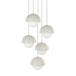 Lampa wisząca BONO beżowa 5xG9