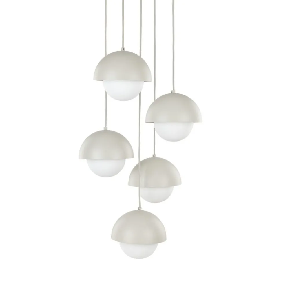 Lampa wisząca BONO beżowa 5xG9