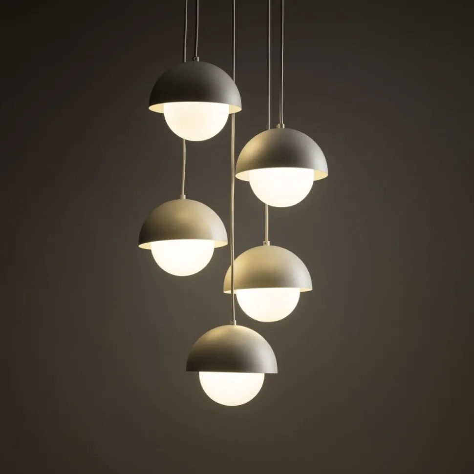 Lampa wisząca BONO beżowa 5xG9
