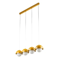 Lampa wisząca BONO ochra 4xG9
