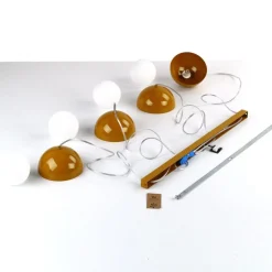 Lampa wisząca BONO ochra 4xG9