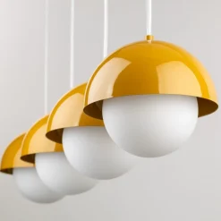 Lampa wisząca BONO ochra 4xG9